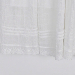 V3778 - V dài xếp li phối ren