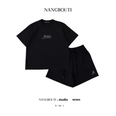 SE1464 - SE 2 món A thun quần short thêu You
