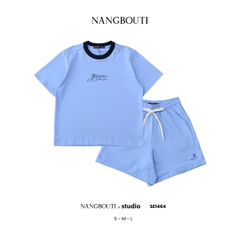SE1464 - SE 2 món A thun quần short thêu You