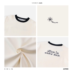 A27858 - A thun form gọn thêu The sun