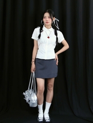 V3804 - V thun ngắn phối ren lưng