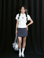 V3804 - V thun ngắn phối ren lưng