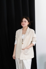 K2698 - 	K vest 2 túi trước 2 lớp 3 nút tay