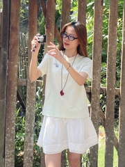 V3829 - 	V ngắn phối ren buộc nơ