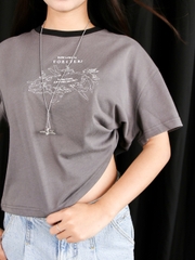 A27951 - A thun crop rút lai 1704 thêu Forev