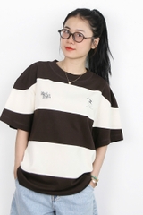 A27581 - A thun phối màu đan xen in chữ Devi