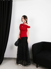 A27859 - Áo trễ vai kèm dây rời