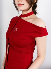 A27859 - Áo trễ vai kèm dây rời