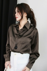 A27809 - A Smi lụa xếp li vai