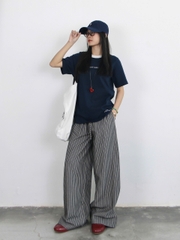 A27956 - A thun TN phối cổ in thêu Checkout