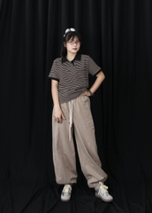Q8523 - Q kaki jogger lưng thun 3 nút túi