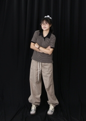 Q8523 - Q kaki jogger lưng thun 3 nút túi