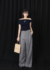 Q8505 - Q culottes sọc xếp li