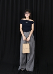 Q8505 - Q culottes sọc xếp li