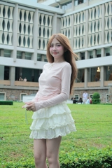 A28114 - A thun bẹt vai TD thêu NB