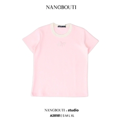 A28181 - A thun babytee in thêu Dear