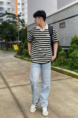 A27989 - A thun sọc cổ tim thêu Who..