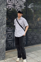 A28180 - A smi nam sọc TN 1 túi thêu I really