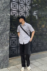 A28180 - A smi nam sọc TN 1 túi thêu I really