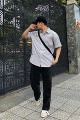 A28180 - A smi nam sọc TN 1 túi thêu I really