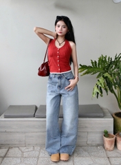 A28117 - A kiểu yếm phối ren lai