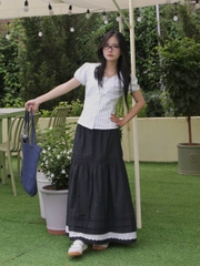 A27958 - A kiểu linen phối ren
