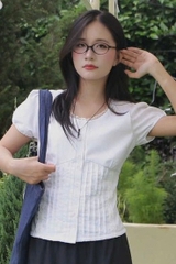 A27958 - A kiểu linen phối ren