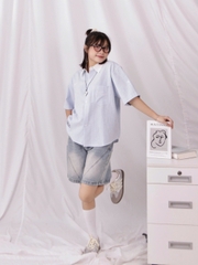A28417 - A smi phối cổ thêu Litt