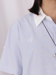A28417 - A smi phối cổ thêu Litt