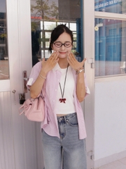 A28417 - A smi phối cổ thêu Litt
