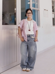 A28417 - A smi phối cổ thêu Litt