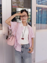 A28417 - A smi phối cổ thêu Litt