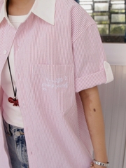 A28417 - A smi phối cổ thêu Litt