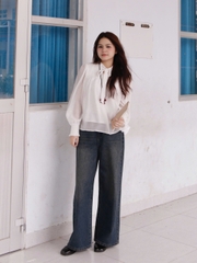A28126 - A kiểu TD smocking buộc nơ