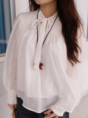 A28126 - A kiểu TD smocking buộc nơ