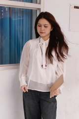 A28126 - A kiểu TD smocking buộc nơ