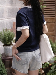 A28418 - A thun gọn tay bèo thêu Inspi