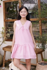 D6075 - D babydoll cổ tim