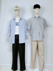 Q8566 - Q kaki nam ống suông