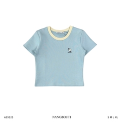 A29323-  A thun crop ôm in Amoca