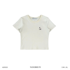 A29323-  A thun crop ôm in Amoca