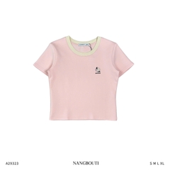 A29323-  A thun crop ôm in Amoca