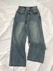 Q9771 - Q Culottes Jeans túi bầu rã túi