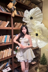 D6255-	D cúp ngực đính nơ 2503