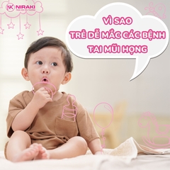 Vì sao trẻ dễ mắc các bệnh tai mũi họng?