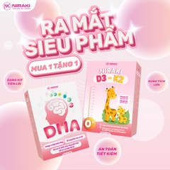 Niraki Ra Mắt Bộ Đôi Vitamin D3K2 và DHA Dạng Xịt Cho Bé