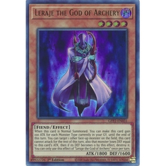 [ Bài Yugioh Chính Hãng ] Leraje the God of Archery - GFP2-EN031 - Ultra Rare 1st Edition