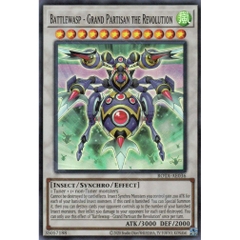 [ Bài Yugioh Chính Hãng ] ROTA-AE036 Battlewasp - Grand Partisan the Revolution - Secret Rare