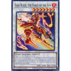 [ Bài Yugioh Chính Hãng ] Gaia Blaze, the Force of the Sun - DUNE-EN042 - Common 1st Edition