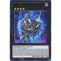 [ Bài Yugioh Chính Hãng ] Darktellarknight Batlamyus - INOV-EN051 - Ultra Rare 1st Edition